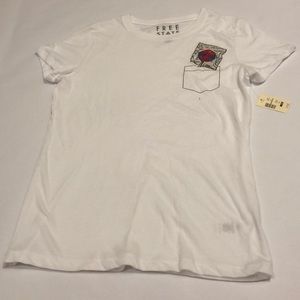 White Graphic Aeropostale T-shirt